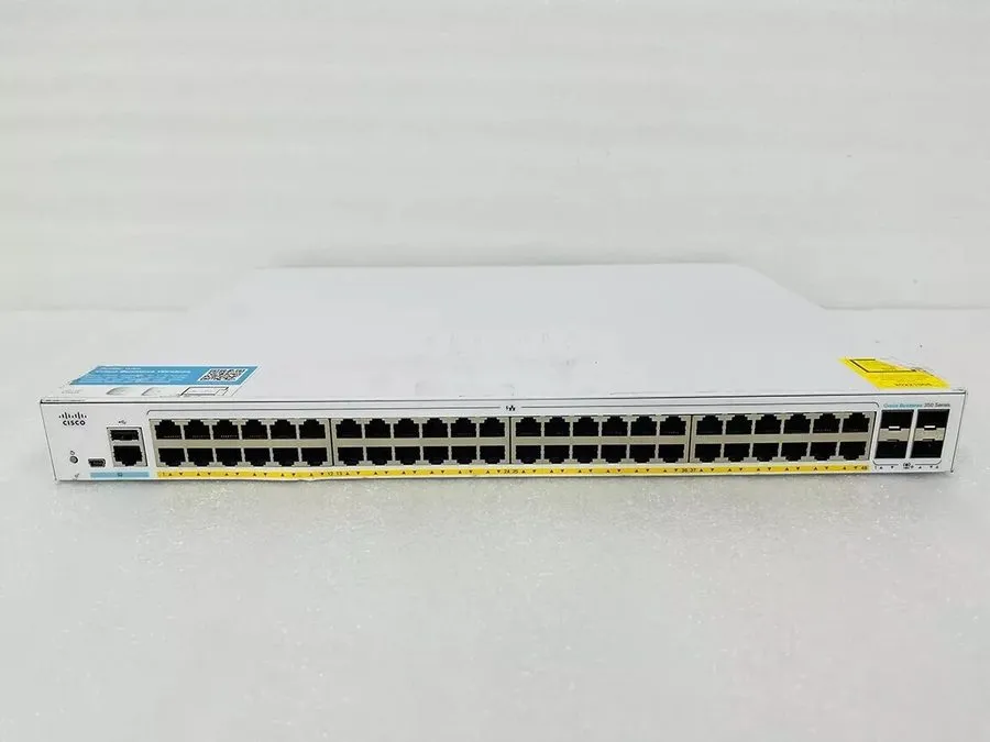 Коммутатор Cisco CBS350-48P-4X 48-Port GE RJ45 PoE & 4-Port 10G SFP+ Inc 10Gb SF