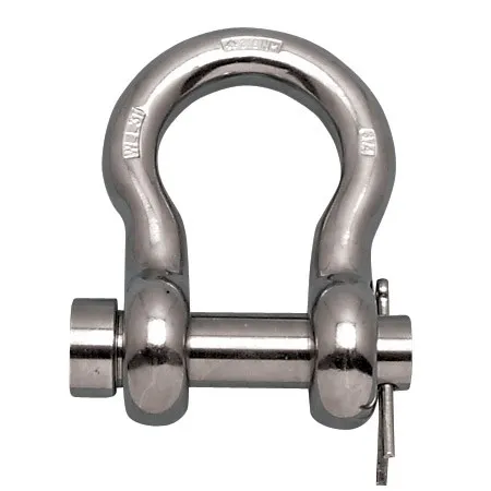 Такелажная скоба STAINLESS BOLT ANCHOR SHACKLE FS 1/4" 316-NM USA