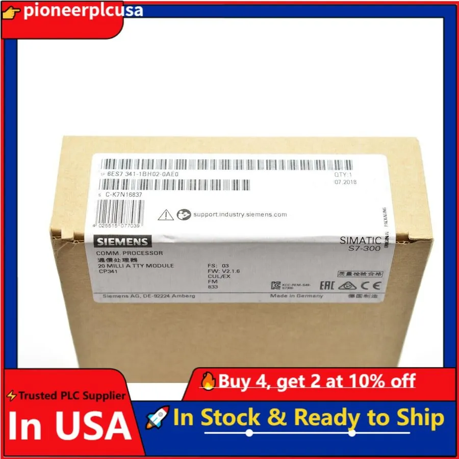 ПЛК Siemens SIMATIC S7-300, CP 341 6ES7341-1BH02-0AE0