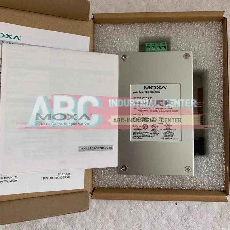 IIoT-устройство MOXA EDS-205A-S-SC Unmanaged Ethernet Switch Singlemode
