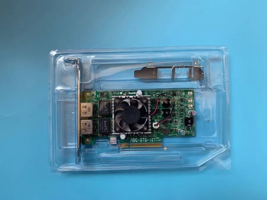 Кабель Supermicro AOC-STG-i2T Dual Port 10GbE Ethernet PCI-E Adapter NIC Intel X
