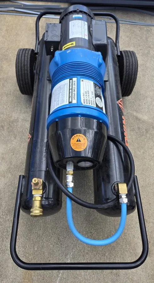 Компрессор Twin Air TA-3 Rotary Vane Air Compressor 2HP 230V W/Breather Box BB30 — фото лота 1
