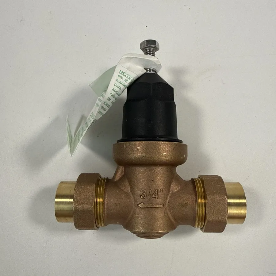 Клапан 34-NR3XLDU 3/4" NR3XL RV Water Pressure regulator Reducing Valve Double F — фото лота 1