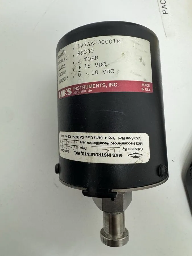 Фитинг MKS 127AA-00001E, Baratron Head 1 Torr, VCO fitting — фото лота 1