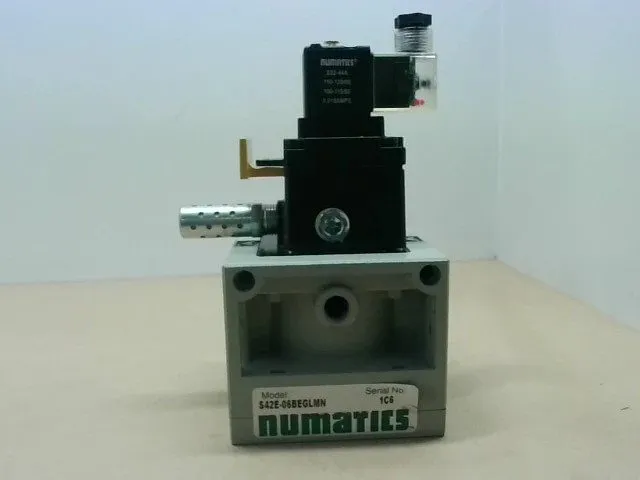Пневмооборудование Numatics S42E-06BEGLMN Vavle Shutoff Pneumatic 3 Way With Gag