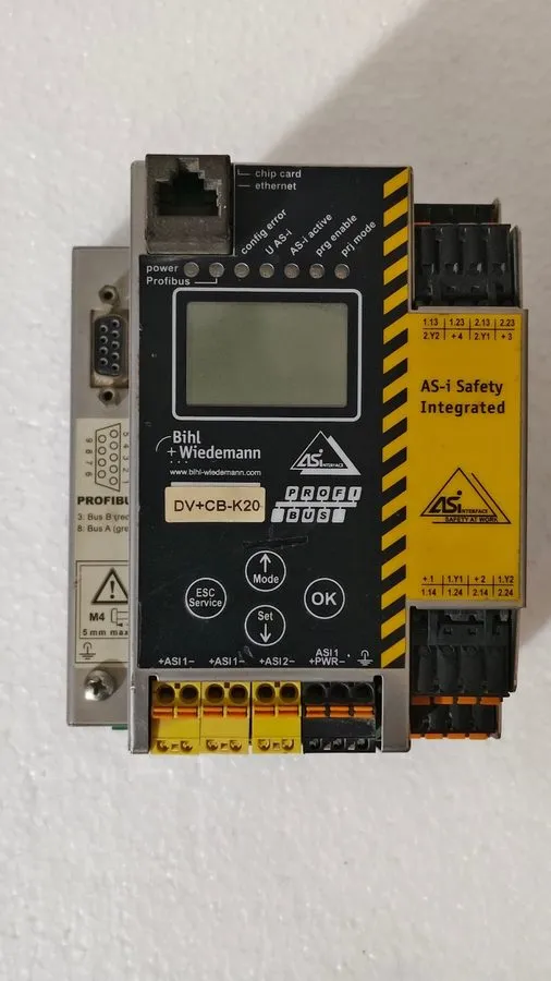 Шлюз полевой шины BIHL+WIEDEMANN BWU2206 AS-I 3.0 PROFIBUS Gateway