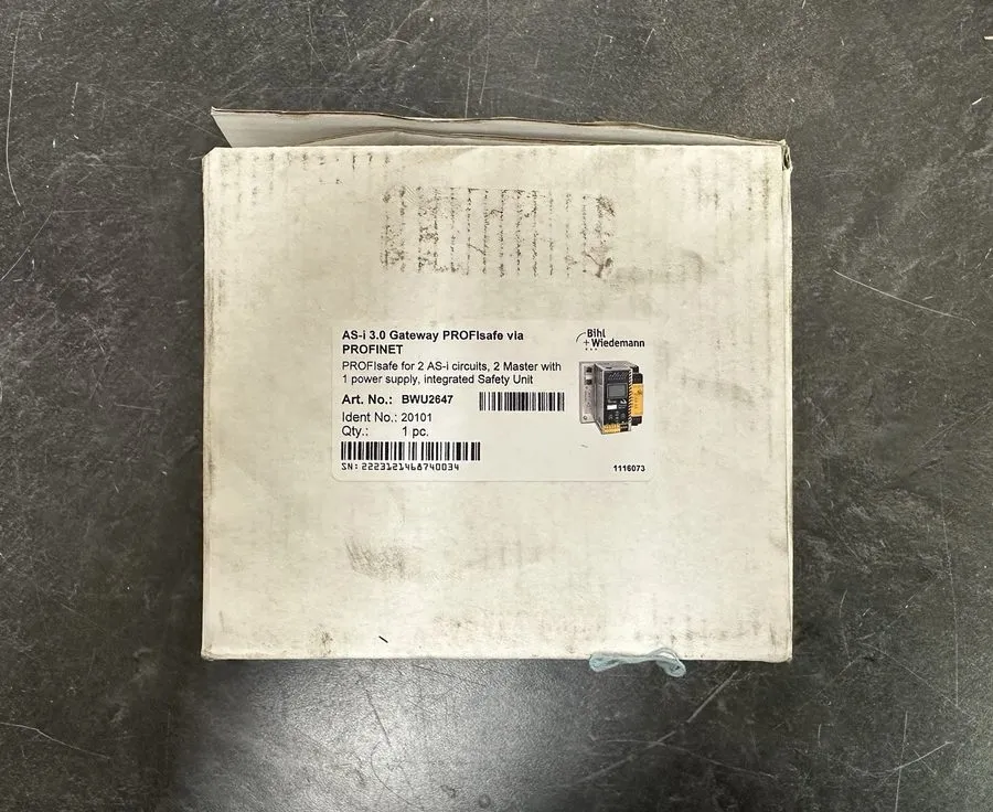 Шлюз полевой шины Bihl + Wiedemann BWU2647 AS-i 3.0 Gateway V4.3 PROFIsafe via P