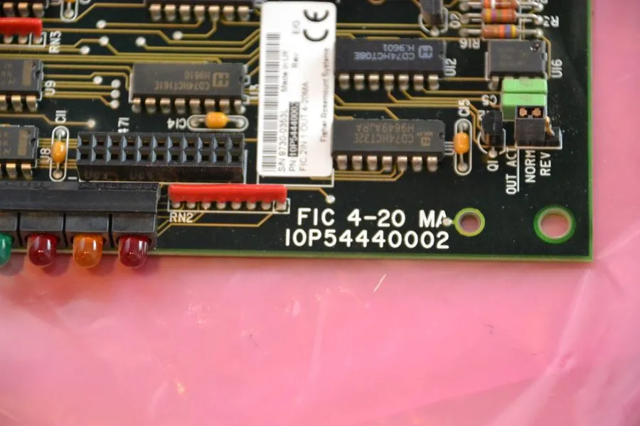 Модуль ввода-вывода FISHER ROSEMOUNT 10P54440002 ANALOG OUTPUT MODULE