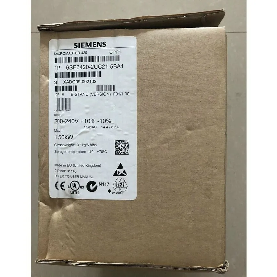 Частотный преобразователь Siemens 6SE6420-2UC21-5BA1 MICROMASTER420 without filt
