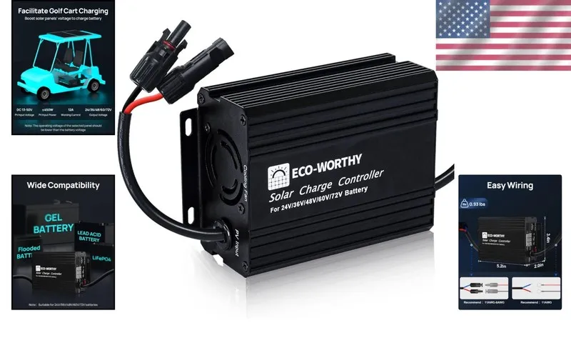 Аккумулятор 600W MPPT 48V/60V/72V Solar Boost Charge Controller Electric Vehicle