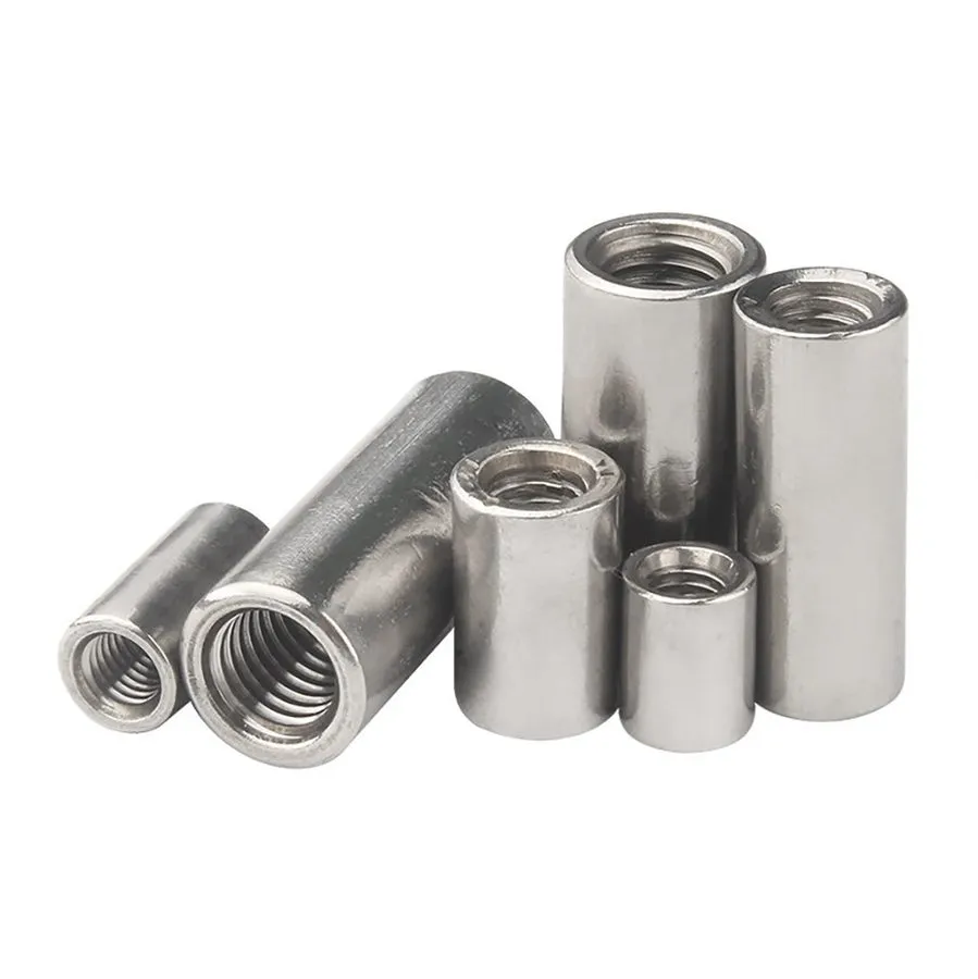 Разъём M3-M16 A2 304 Stainless Steel Long Lengthen Round Coupling Connector Slee
