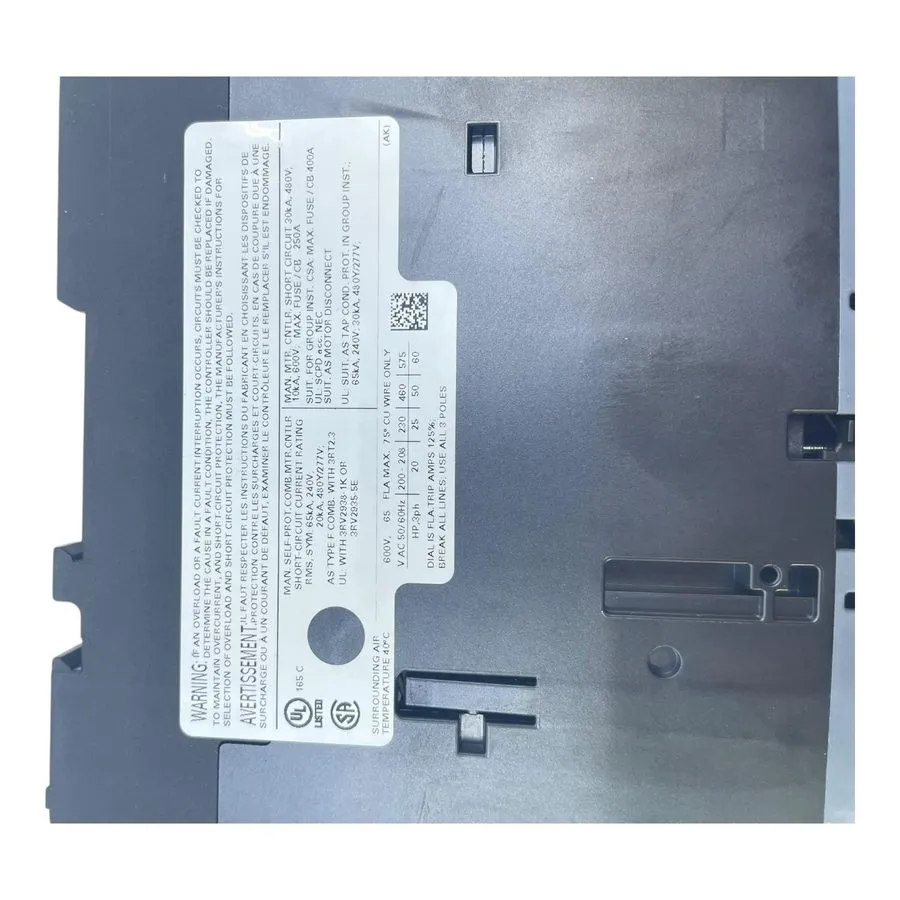 Автоматический выключатель Siemens Circuit Breaker Motor Protection 54 -65A 3RV2 — фото лота 2