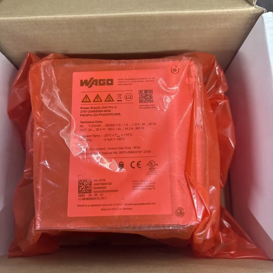Блок питания WAGO 2787-2348 Pro2 24VDC 40A 3-Phase DIN Rail Power Supply