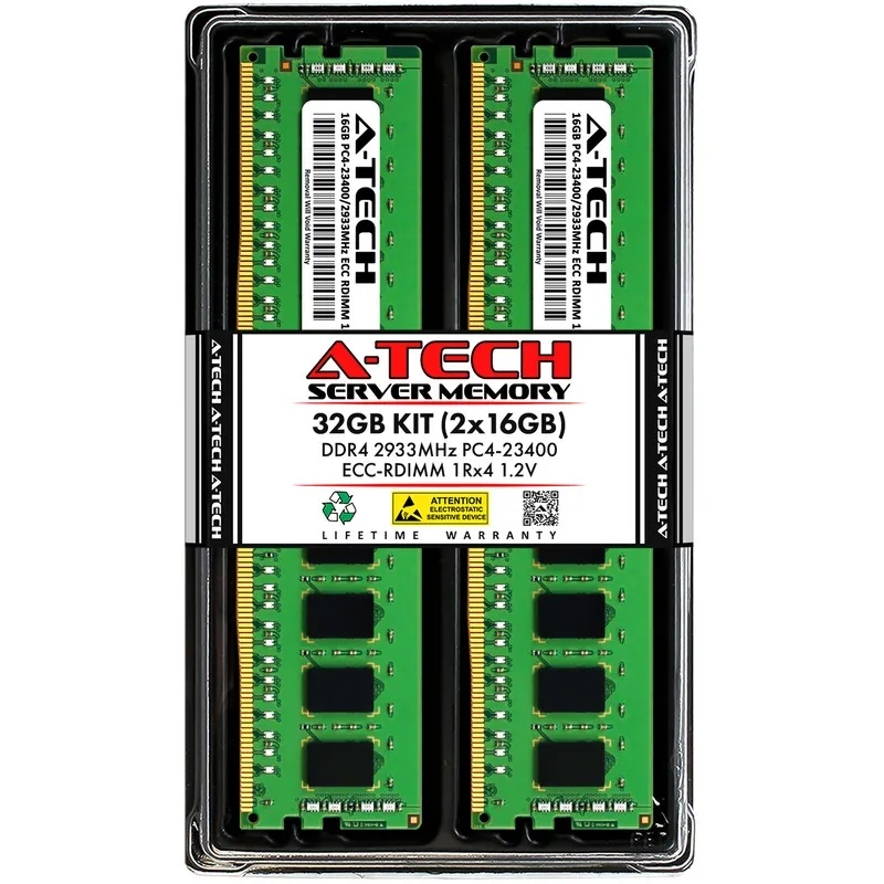 Модуль памяти A-Tech 8GB 1Rx8 PC4-23400R RDIMM DDR4 2933 MHz ECC Registered Serv