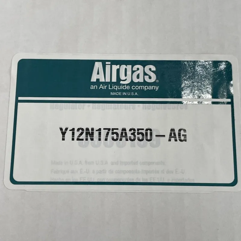 Трубопроводная арматура AIRGAS Compressed Gas Regulator Part No. Y12N175A350-AG — фото лота 2