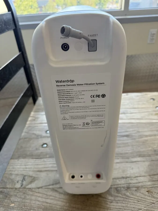 Насос Waterdrop G3P600 Reverse Osmosis System, NSF/ANSI 42 & 53 & 58 & 372 Certi — фото лота 2