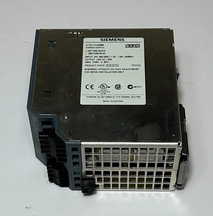 Блок питания Siemens SITOP psu300m Power Supply 6EP1436-3BA10 24VDC @ 20AMP