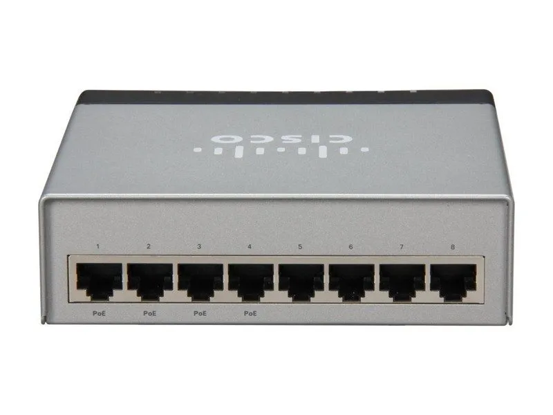 Коммутатор Cisco Small Business Unmanaged (SLM2008PT) 8-Ports Desktop Ethernet S — фото лота 1