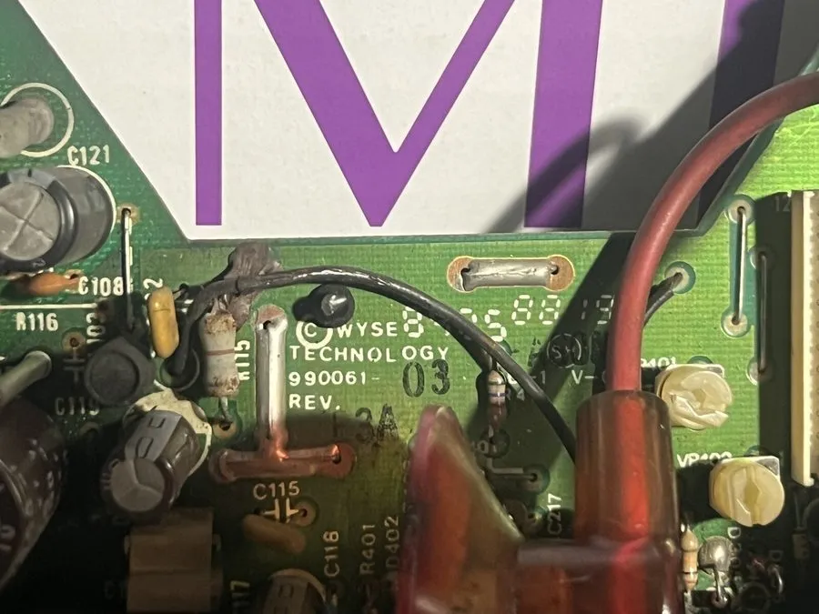 Блок питания Wyse 990061-03 990061-05 Terminal Monochrome CRT Board PSU Flyback  — фото лота 2