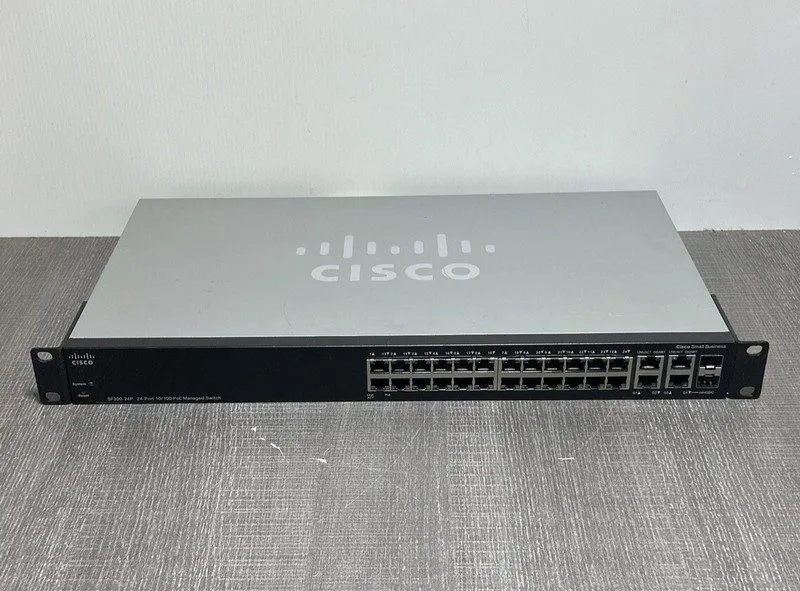 Коммутатор Cisco SF300-24P 24-Port 10/100 PoE Managed Ethernet Switch
