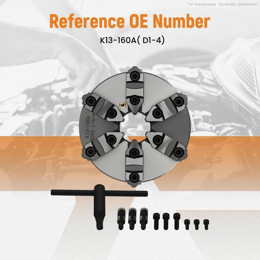 Режущий инструмент Cast Iron Self Centering 6-Jaw Lathe Chuck K13-160A D1-4 160m — фото лота 1