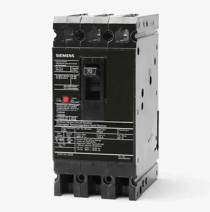 Автоматический выключатель Siemens HED43B070 Sentron Series Circuit Breaker 70A  — фото лота 1