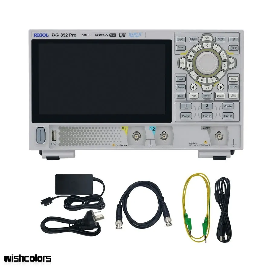 Генератор сигналов 7'' Touch Screen RIGOL DG852 Pro 50MHz Dual Channel Arbitrary