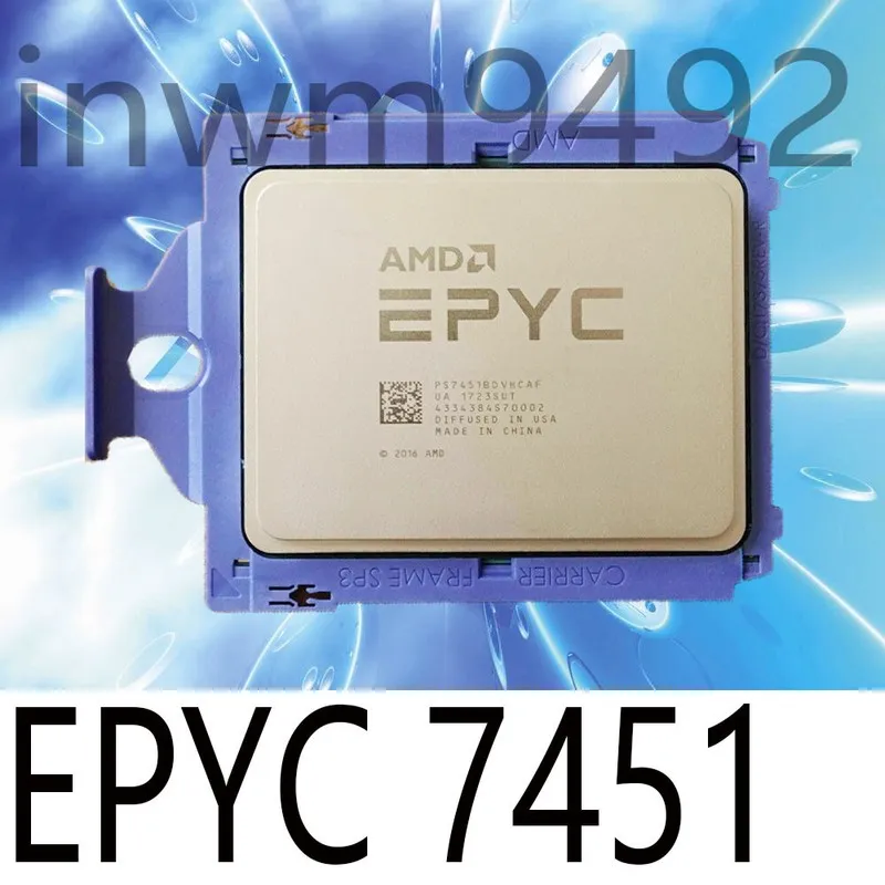 Процессор AMD EPYC 7451 2.3GHz 24-core 14nm 64MB 180W Naples CPU processor