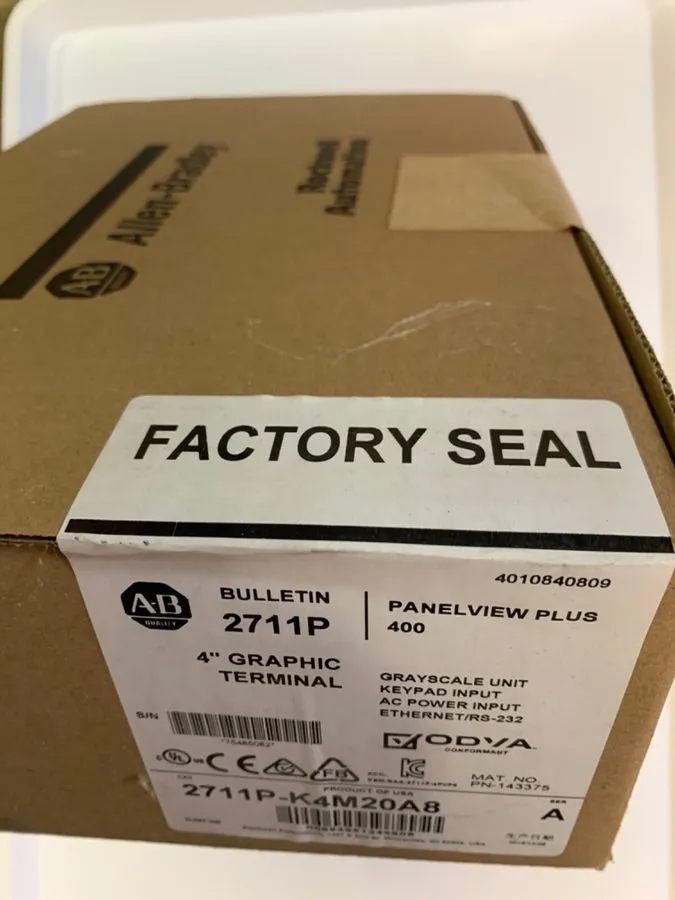 Панель оператора 2711P-K4M20A8 Factory AB PanelView Plus