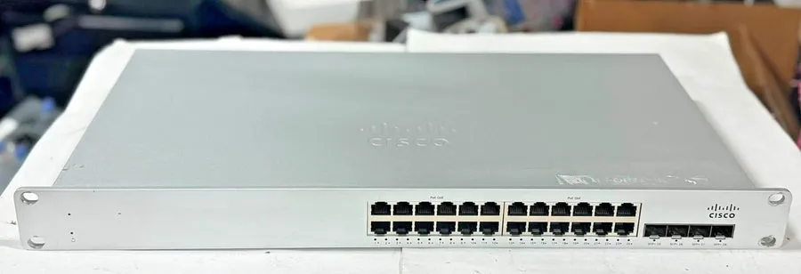 Коммутатор Cisco Meraki MS225-24P-HW 24-Port PoE+ Gigabit Switch 4x 10G SFP+ UNC