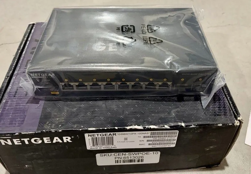Коммутатор NETGEAR M4250-8G2XF-PoE+ Fully Managed 8-Port Switch 10G SFP+ GSM4210