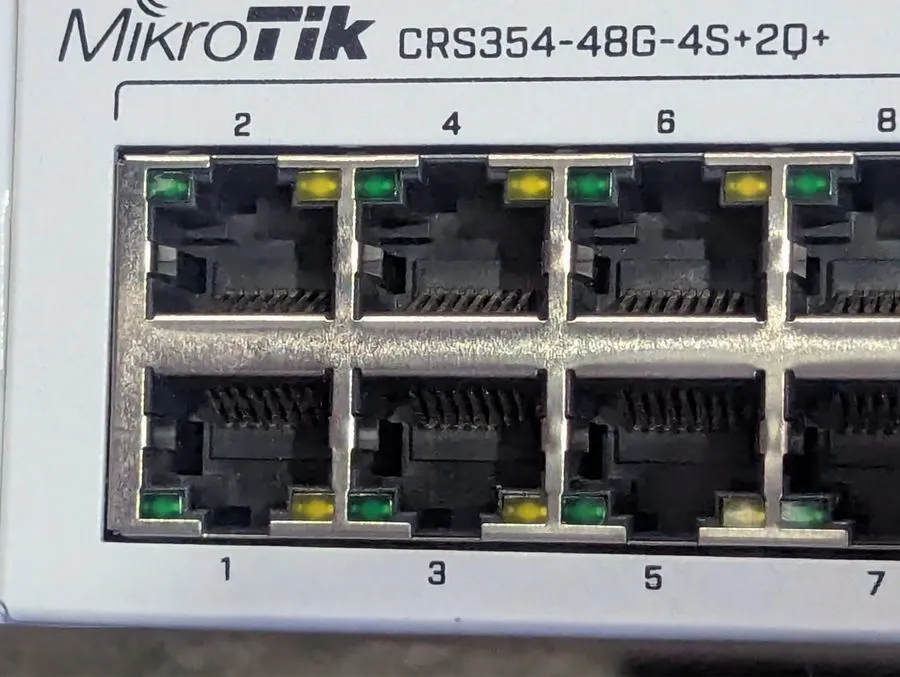 Коммутатор Mikrotik CRS354-48G-4S+2Q+RM Cloud Router Switch