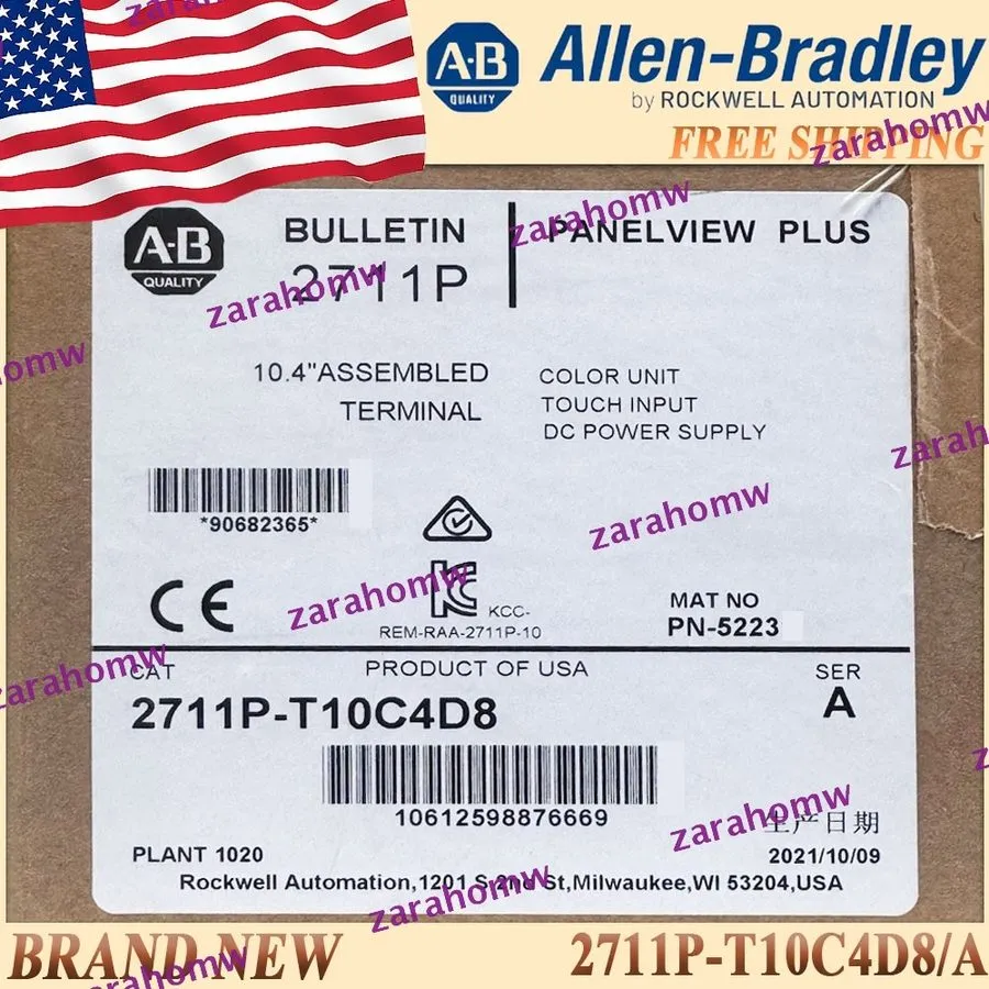 Панель оператора AB 2711P-T10C4D8/A PanelView Plus 10.4" Terminal