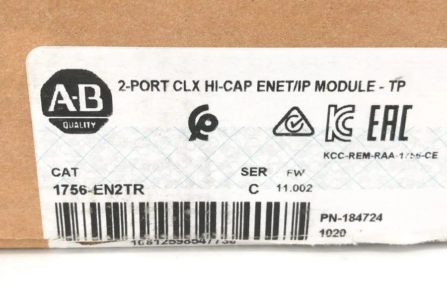 Коммуникационный модуль Allen Bradley 1756-EN2TR 2-Port ControlLogix Ethernet/IP