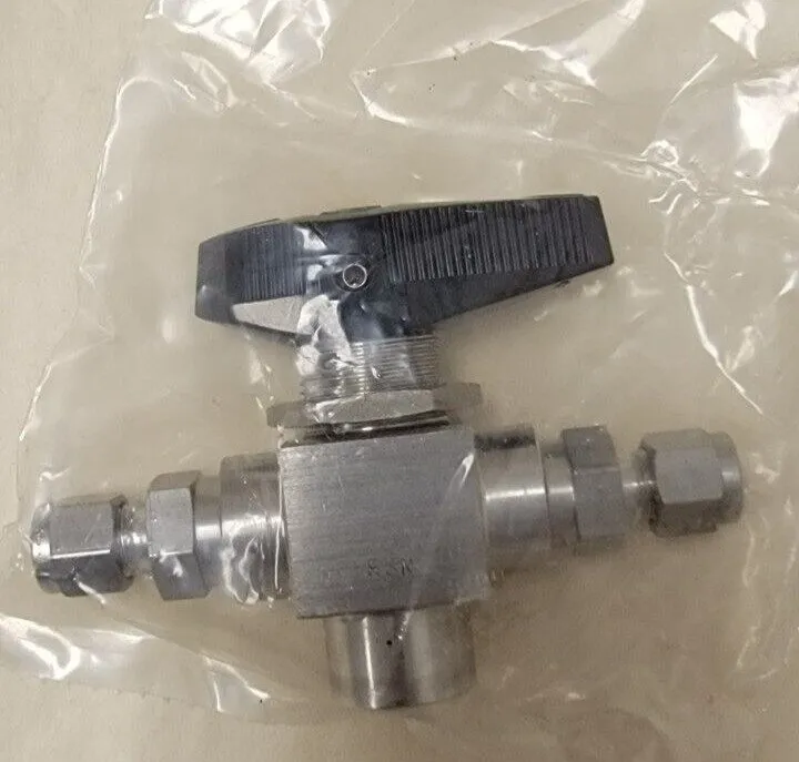 Клапан Swagelok SS-83XTS4 SS 3-Piece High Pressure 3-Way Ball Valve FNSP