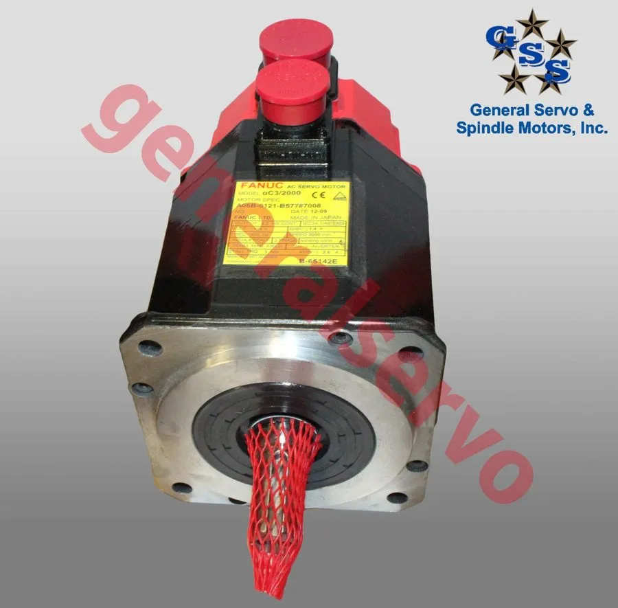 Серводвигатель A06B-0121-B577#0008 Fanuc AC Servo Motor AC3/2000 I64 Keyway YEAR
