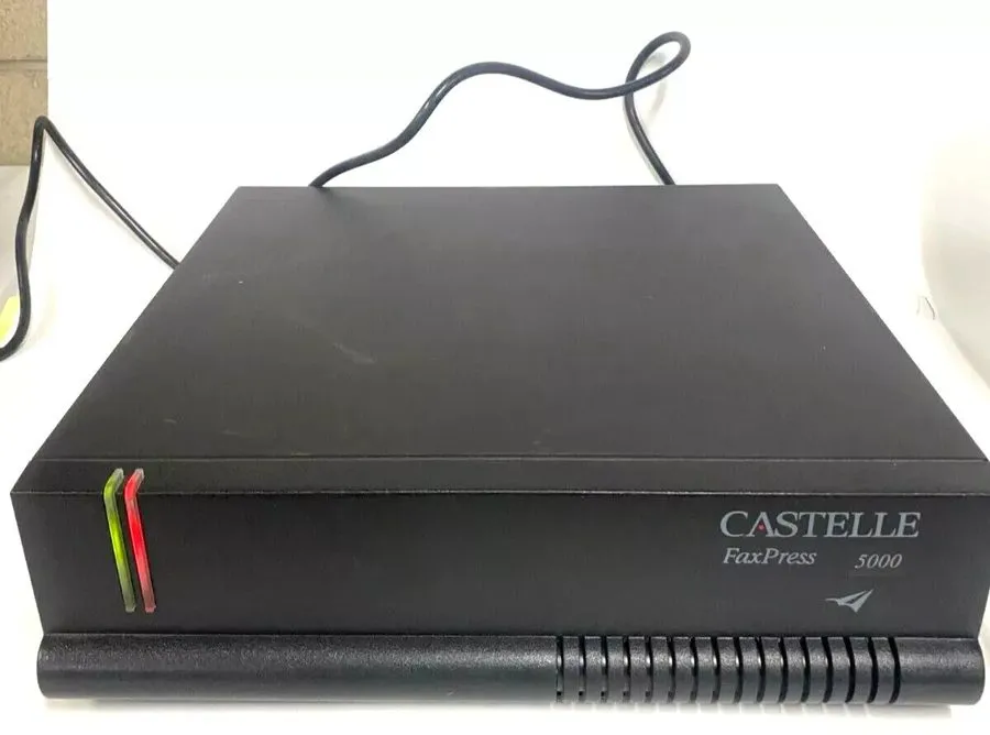 Castelle FaxPress 5000 (8-Line) External Fax / Modem 8-Port Server