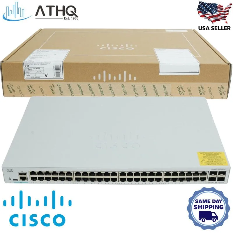 Коммутатор Cisco C1300-48T-4G Catalyst 48 Port Managed Switch
