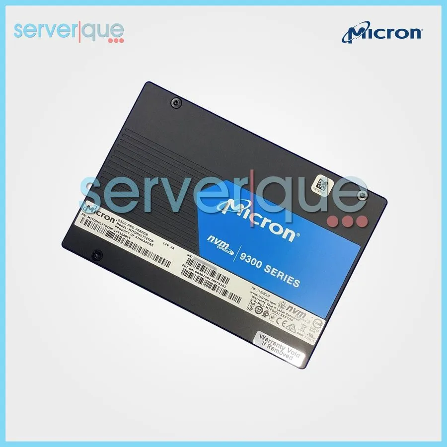 SSD-накопитель Micron MTFDHAL7T6TDP 9300 PRO 7.68TB PCIe Gen3.0 x4 NVMe 2.5" U.2