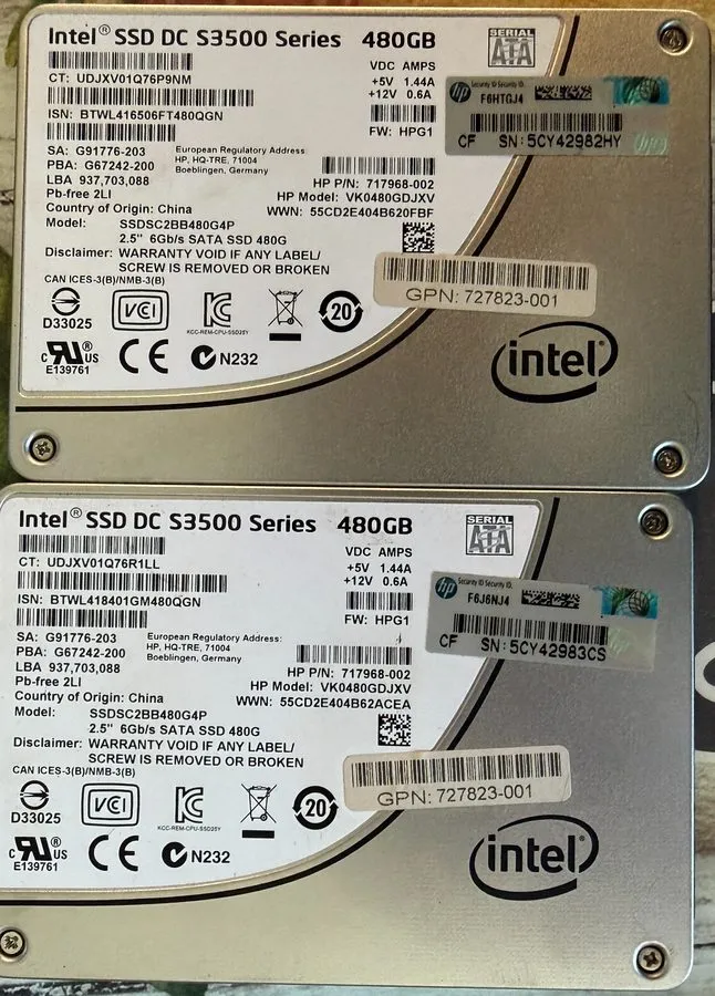 SSD-накопитель Intel DC S3500 480GB SATA 6Gb/s 2.5" Enterprise SSD SSDSC2BB480G4