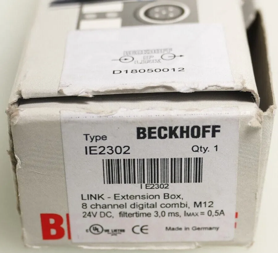 Beckhoff Expansion Box 4 Channel Digital Input/Output | IE2302-0000