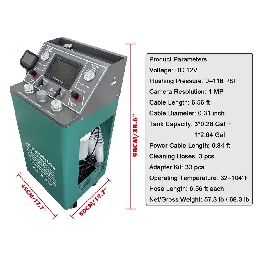 Тестер Visual Automotive Clean/Maintenance Machine (DC12V, Borescope, 16-in-1, 1