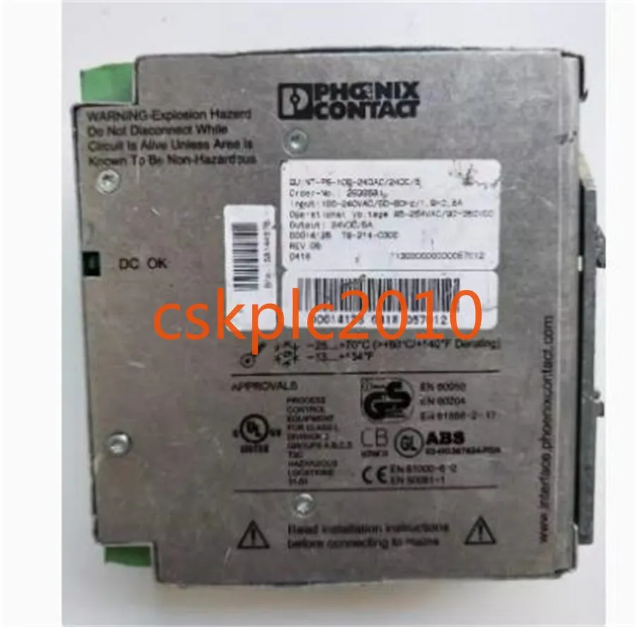 Блок питания Phoenix Contact 2938581 QUINT-PS-100-240AC/24DC/ 5 24VDC power supp