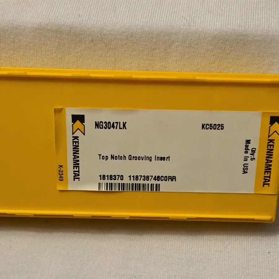 Режущий инструмент KENNAMETAL NG3047LK K9110 CARBIDE INSERT 4 INSERTS — фото лота 2
