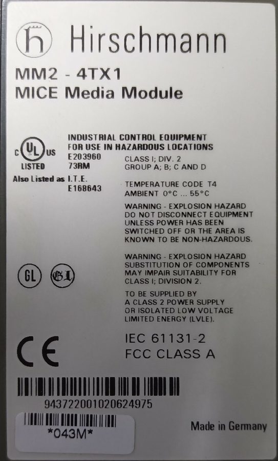Фото лота MM2-4TX1 от продавца №10342