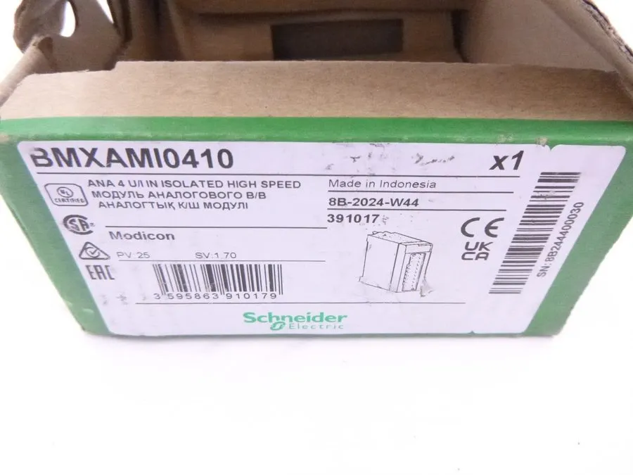 Модуль ввода-вывода Schneider Electric BMXAMI0410 Modicon M340 Analog input modu