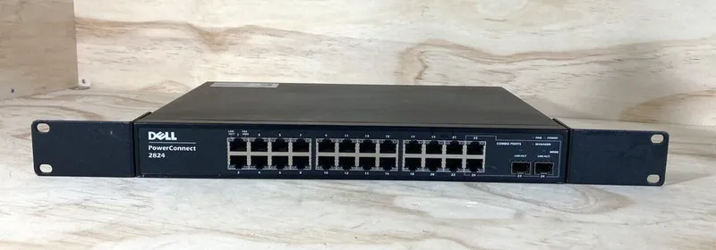 Коммутатор Dell PowerConnect 2824 Managed 24 Port 100-240Vac 60Hz