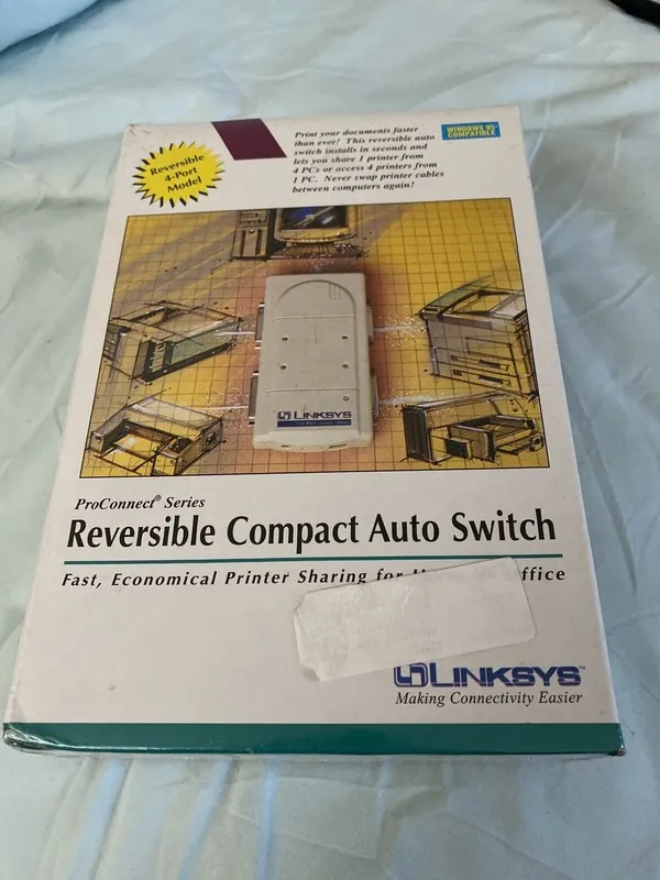 Коммутатор Linksys Auto (PASB421) 4-Ports External Switch — фото лота 1