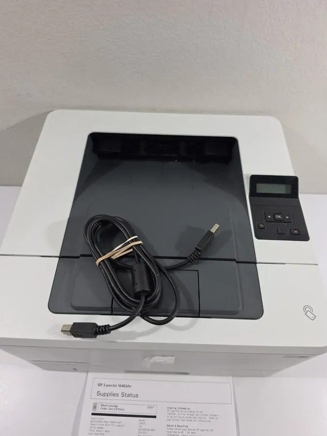 Лазерный принтер HP LaserJet Pro M402dw Mono Laser Printer Duplex Network 3417 p — фото лота 1