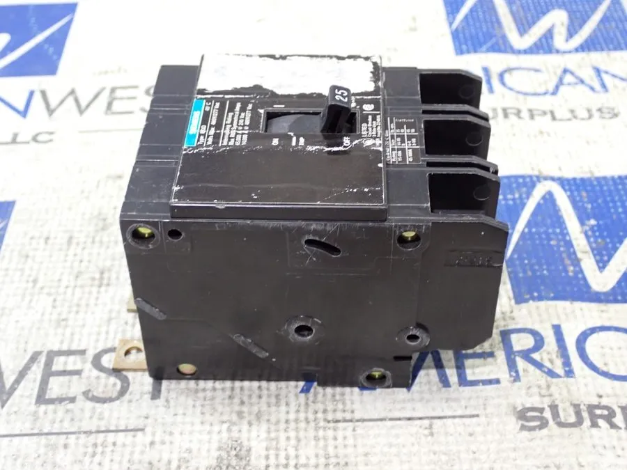 Автоматический выключатель Siemens BQD325 Bolt-on 480V 25A 3 pole circuit breake
